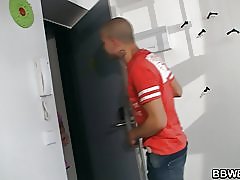 Payudara besar berambut pirang gemuk terapi